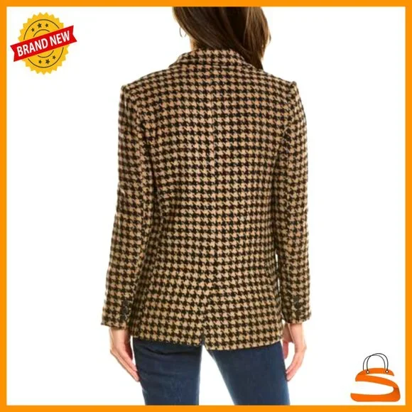 Faux Leather Blazer Modern Minimal Chic Oversized Y2K Vegan Leather Button - Picture 2 of 3